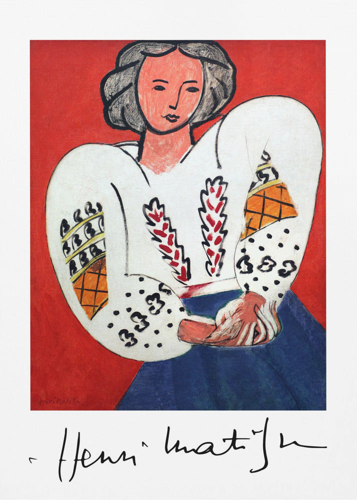 Henri Matisse, La Camicetta Romena, 1940 - Poster / Art Print
