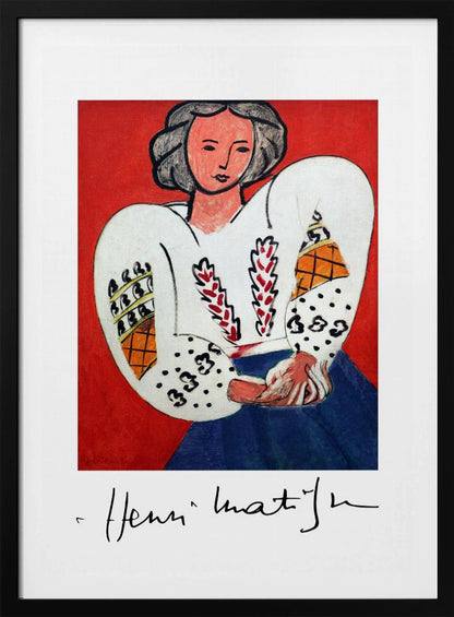 Henri Matisse, La Camicetta Romena, 1940 - Poster / Art Print