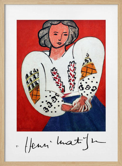 Henri Matisse, La Camicetta Romena, 1940 - Poster / Art Print