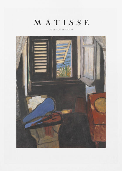 Intérieur Au Violon - Poster / Art Print