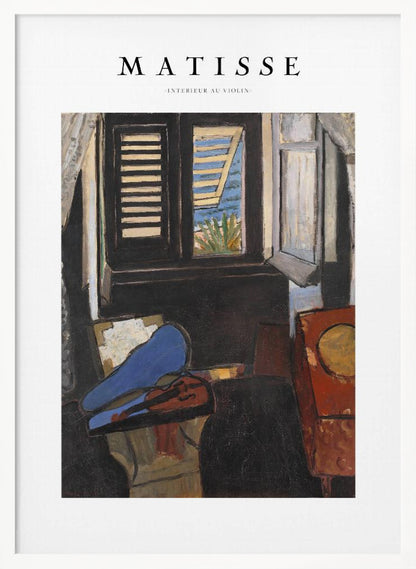 Intérieur Au Violon - Poster / Art Print