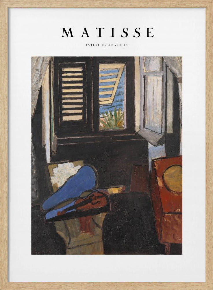 Intérieur Au Violon - Poster / Art Print