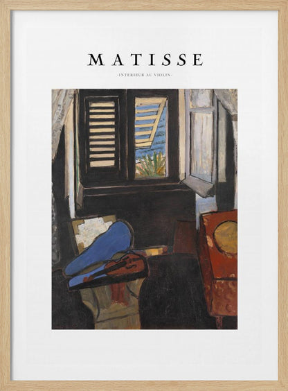 Intérieur Au Violon - Poster / Art Print