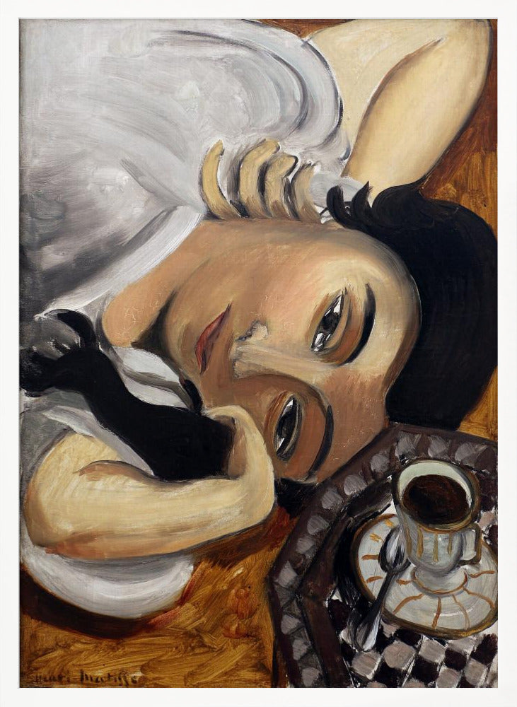 Lorette Con Una Tazza Di Caffe 1916 - Poster / Art Print