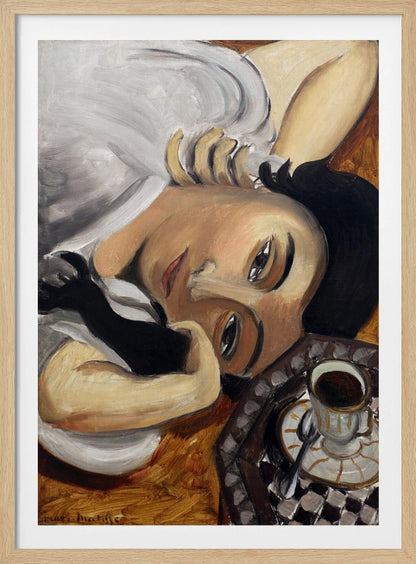 Lorette Con Una Tazza Di Caffe 1916 - Poster / Art Print