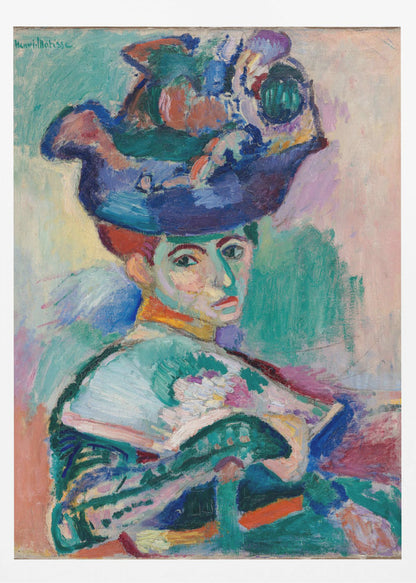 Woman With Hat - Poster / Art Print