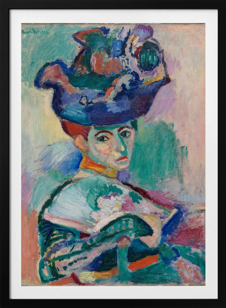 Woman With Hat - Poster / Art Print