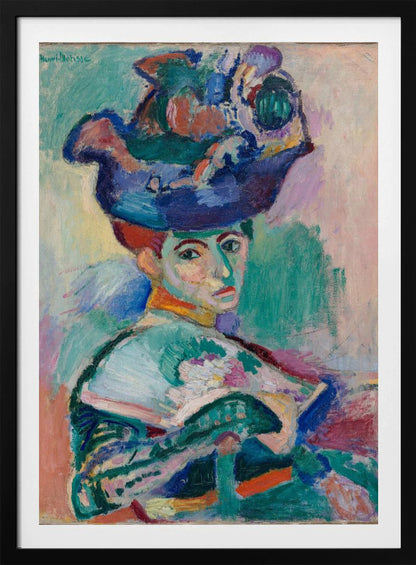 Woman With Hat - Poster / Art Print