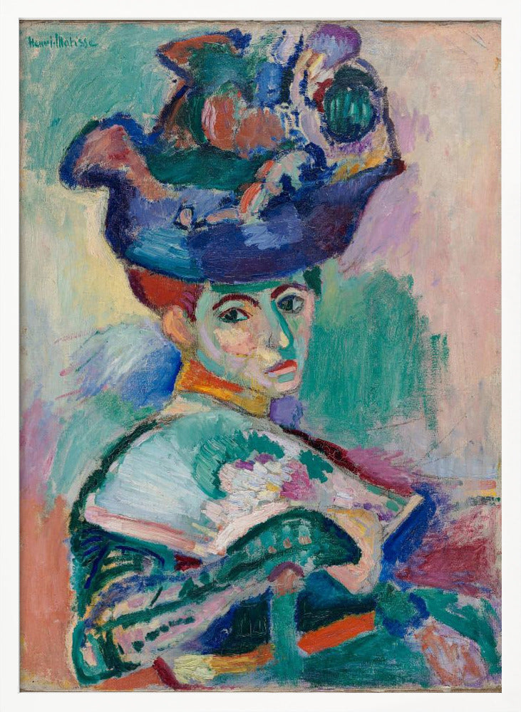 Woman With Hat - Poster / Art Print