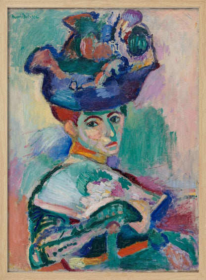Woman With Hat - Poster / Art Print