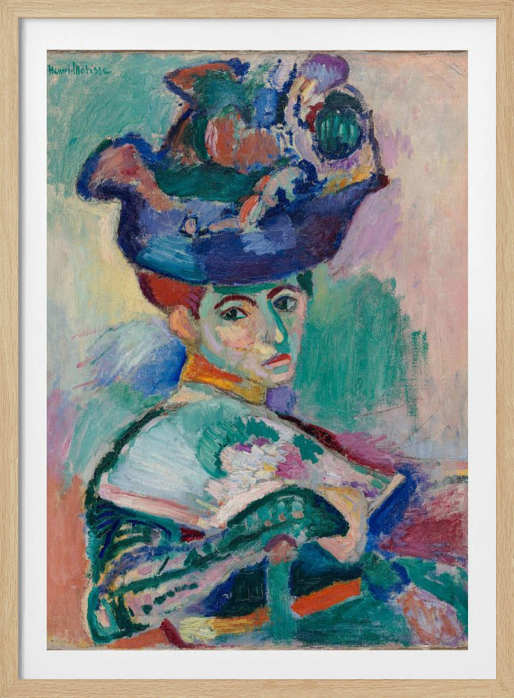 Woman With Hat - Poster / Art Print