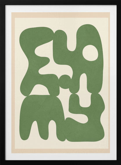 Organic Harmony Forms - Poster / Art Print