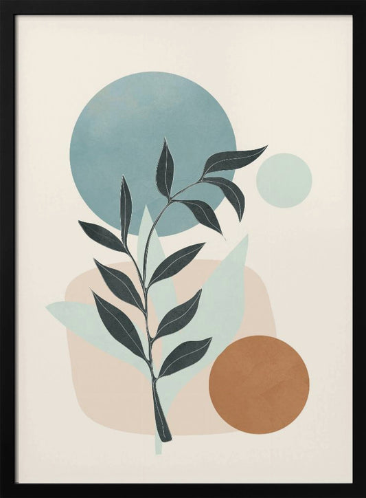Azzurro Shapes No 2 - Poster / Art Print