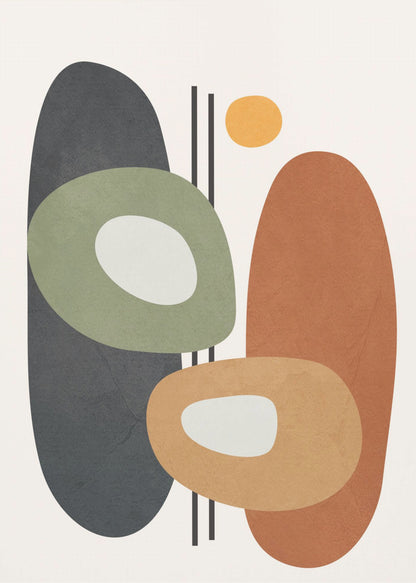 Geo Harmony Dance - Poster / Art Print
