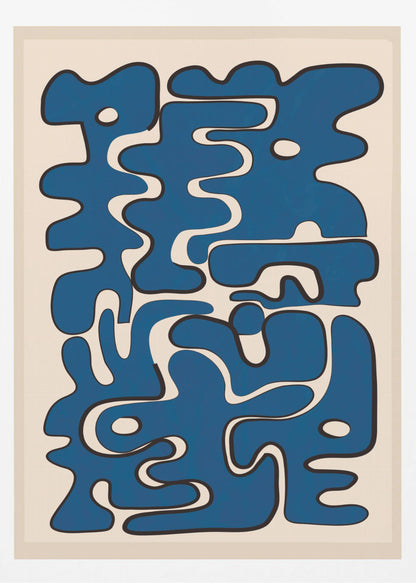 Flowing Maze Dance - Poster / Art Print