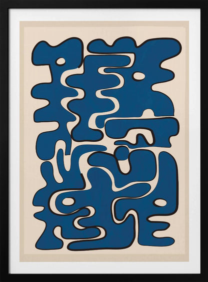 Flowing Maze Dance - Poster / Art Print