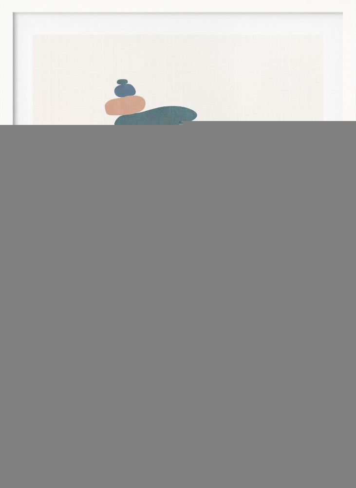 Colorful Stone Balance - Poster / Art Print