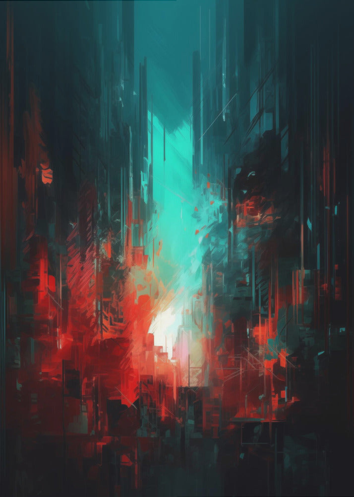 Escaping No 1 - Poster / Art Print