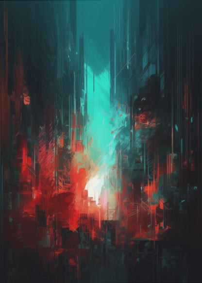 Escaping No 1 - Poster / Art Print