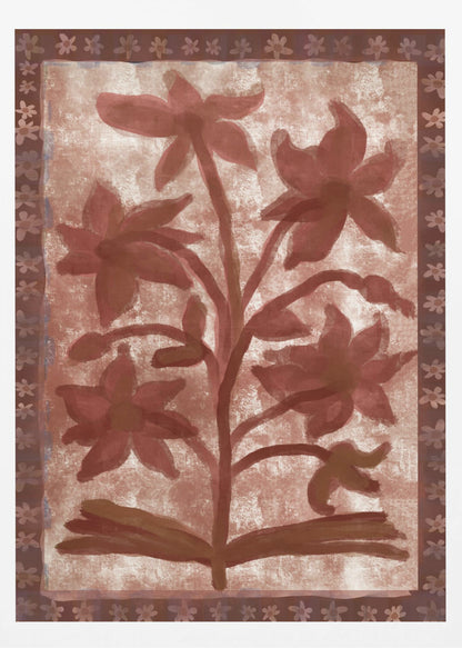 Floral Tapies - Poster / Art Print