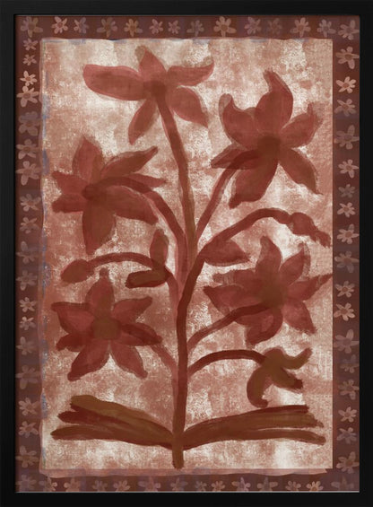 Floral Tapies - Poster / Art Print