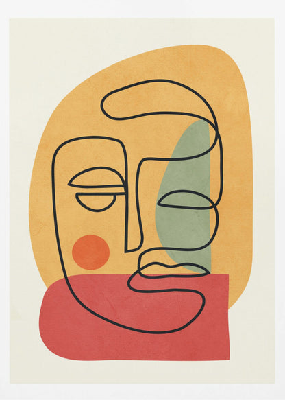 Abstract Faces 8 - Poster / Art Print