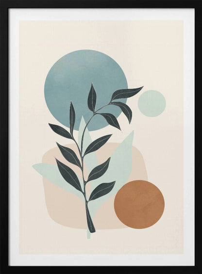 Azzurro Shapes No 2 - Poster / Art Print