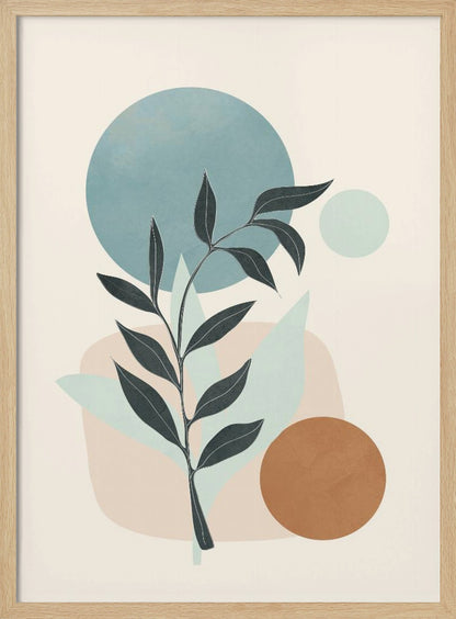 Azzurro Shapes No 2 - Poster / Art Print