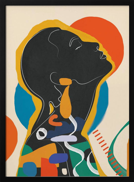 Modern Abstract Woman 1 - Poster / Art Print