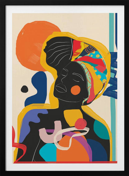 Modern Abstract Woman 3 - Poster / Art Print