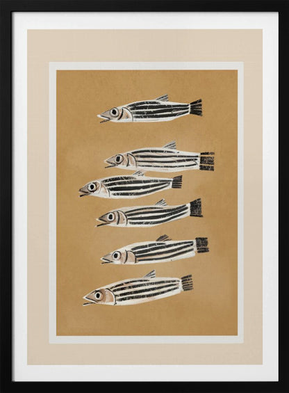 Minimal Fish Study - Poster / Art Print