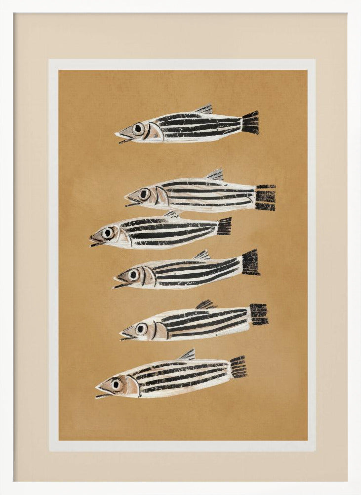Minimal Fish Study - Poster / Art Print