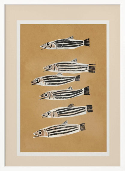 Minimal Fish Study - Poster / Art Print