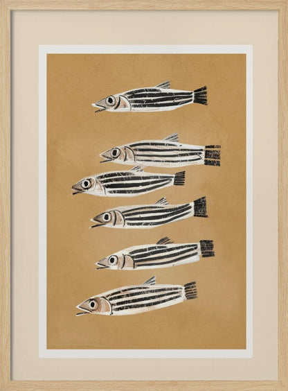 Minimal Fish Study - Poster / Art Print