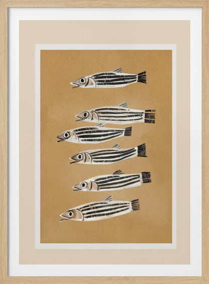 Minimal Fish Study - Poster / Art Print