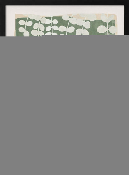 Minimal Abstract Leaves 2 - Poster / Art Print