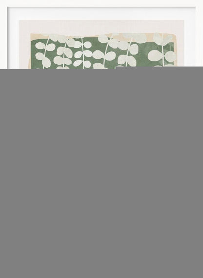 Minimal Abstract Leaves 2 - Poster / Art Print