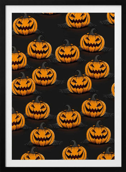 Halloween Jack-O-Lanterns - Poster / Art Print