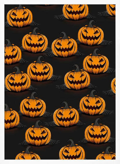 Halloween Jack-O-Lanterns - Poster / Art Print