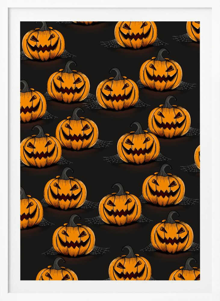 Halloween Jack-O-Lanterns - Poster / Art Print