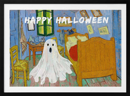 Happy Halloween Van Gogh Collage - Poster / Art Print