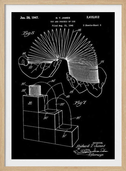Toy and Process of Use Patent 1947 - Poster / Art Print