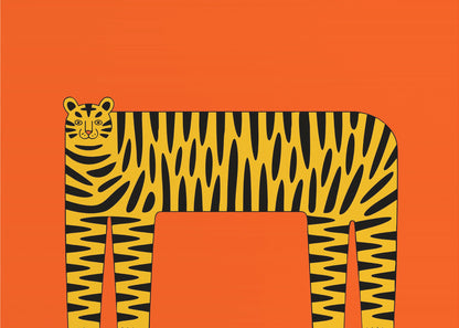 The Abstract Tiger - Poster / Art Print