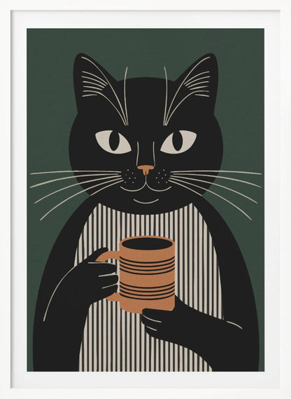 Morning Cat - Poster / Art Print