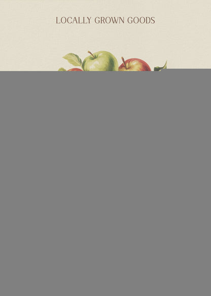 Farmers Market Apple - Poster / Art Print