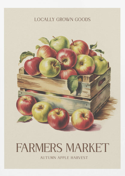 Farmers Market Apple - Poster / Art Print