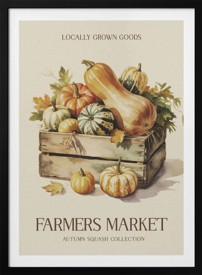 Farmers Market Squash - Poster / Art Print
