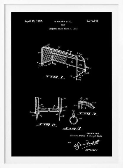 Goal Patent 1933 - Poster / Art Print