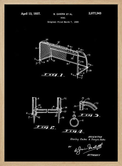 Goal Patent 1933 - Poster / Art Print
