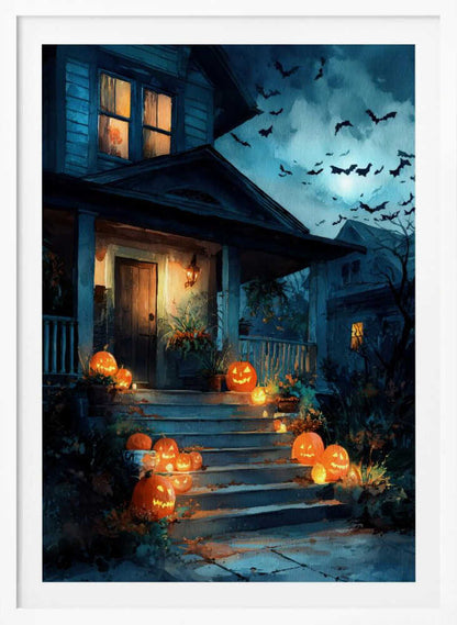 Halloween Scene (3) - Poster / Art Print